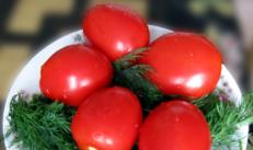 Kergelt soolatud tomatite retseptid: kiire keetmine kastrulis